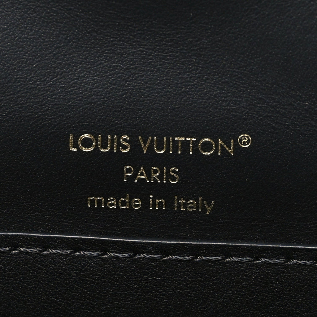 Lambskin Malletage Wallet On Chain GO-14 Black