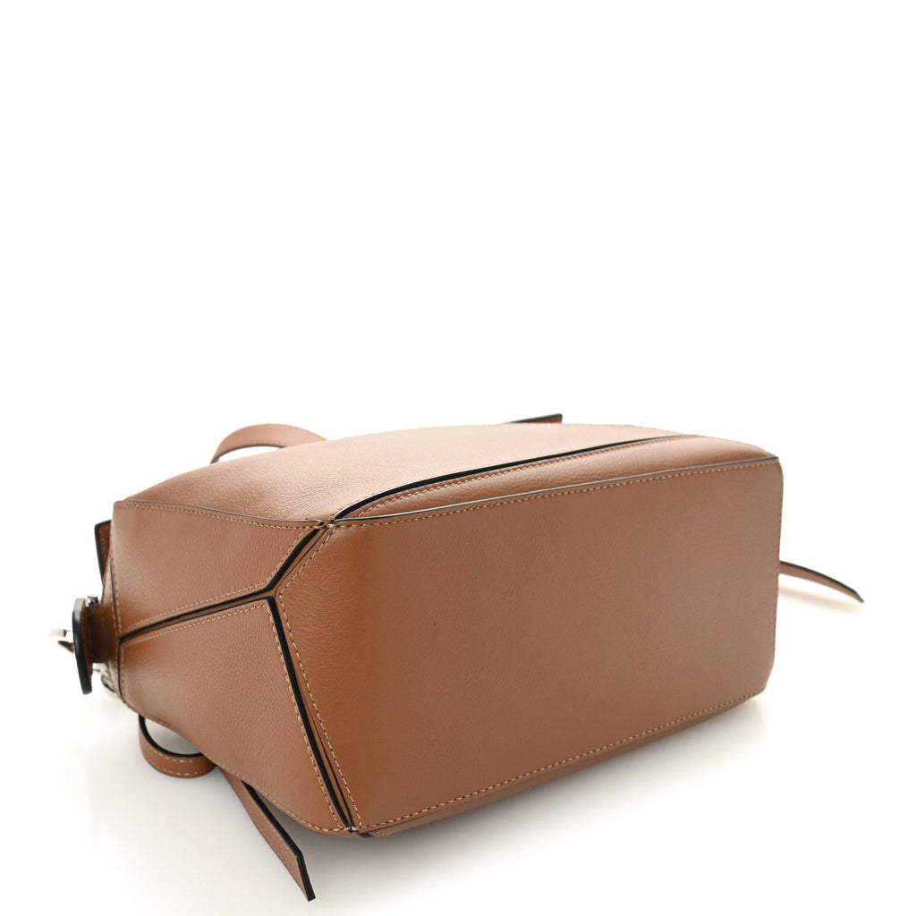 Calfskin Small Puzzle Bag Tan