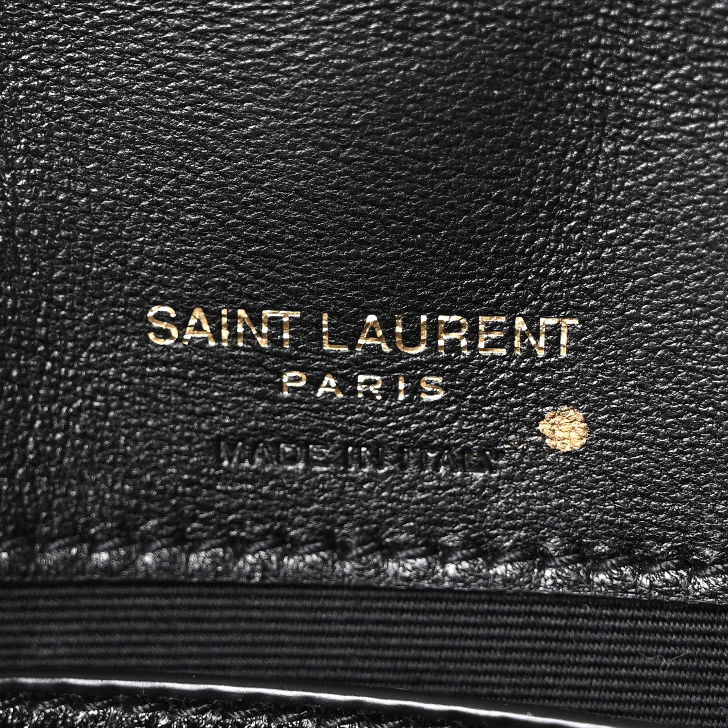 Lambskin Chevron Quilted Mini LouLou Black