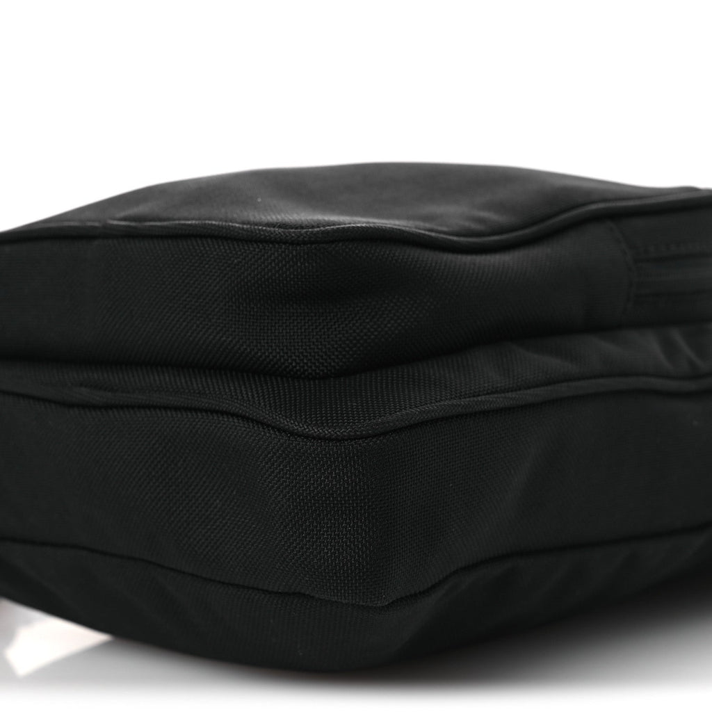 Nylon Logo Explorer Crossbody Messenger Bag Black