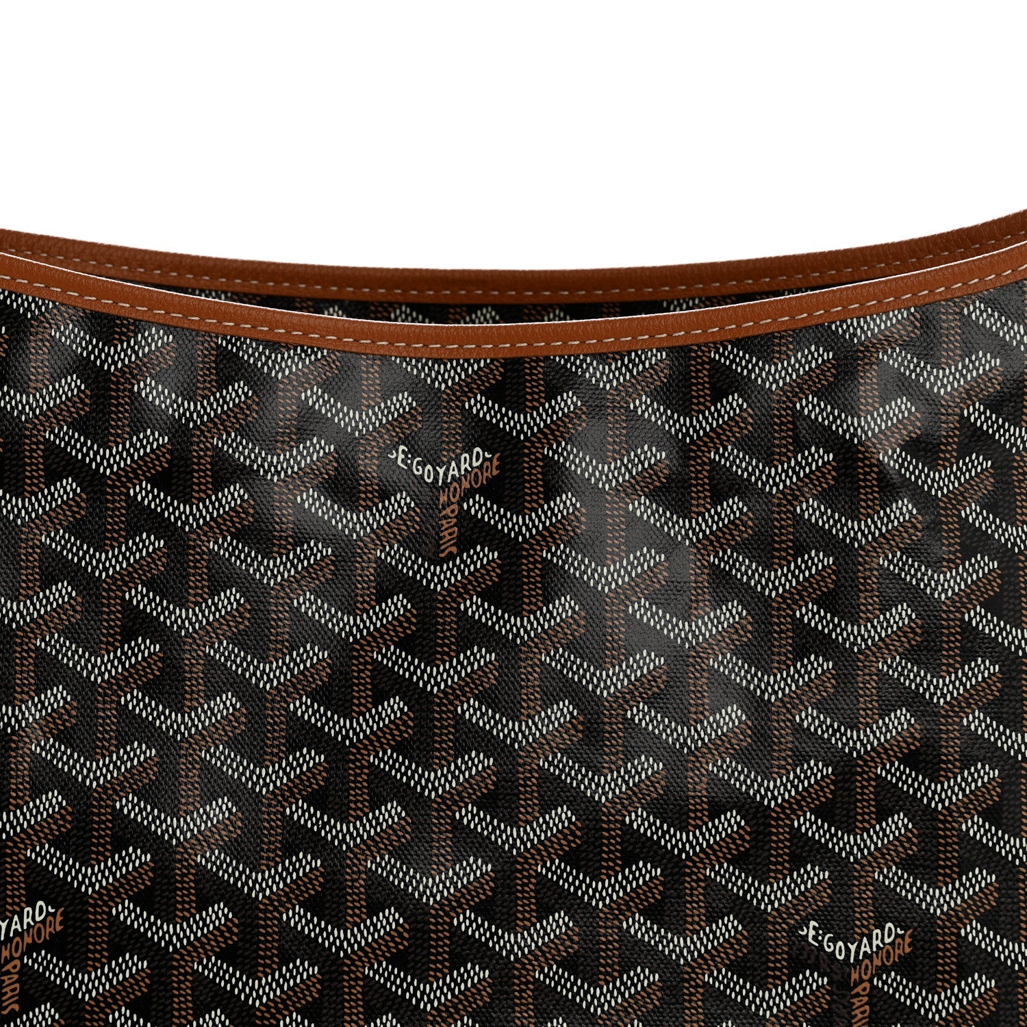 Goyardine Boheme Hobo Black Gold