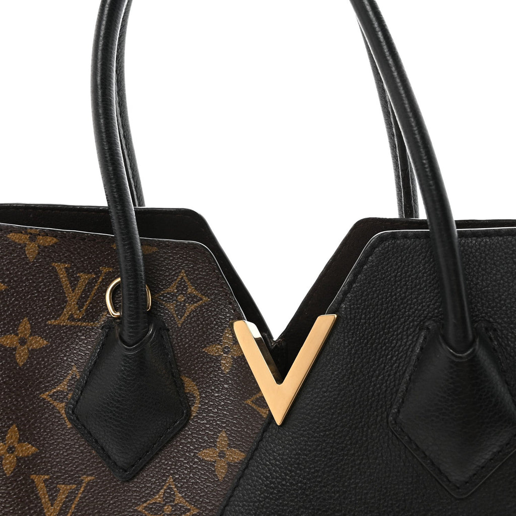 Calfskin Monogram Kimono Tote PM Black