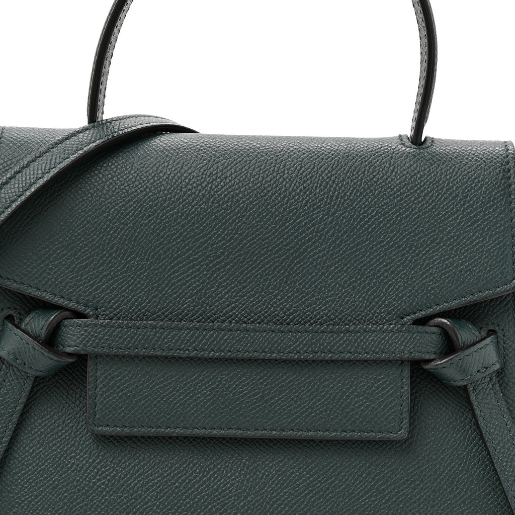 Grained Calfskin Nano Belt Bag Amazone