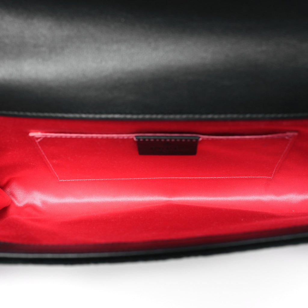 Velvet Dionysus Clutch Black