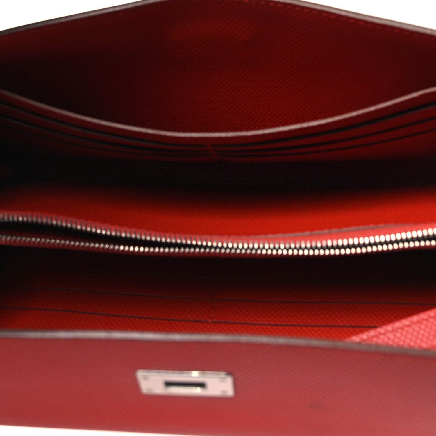 Grain d'H Kelly Longue Wallet Sanguine