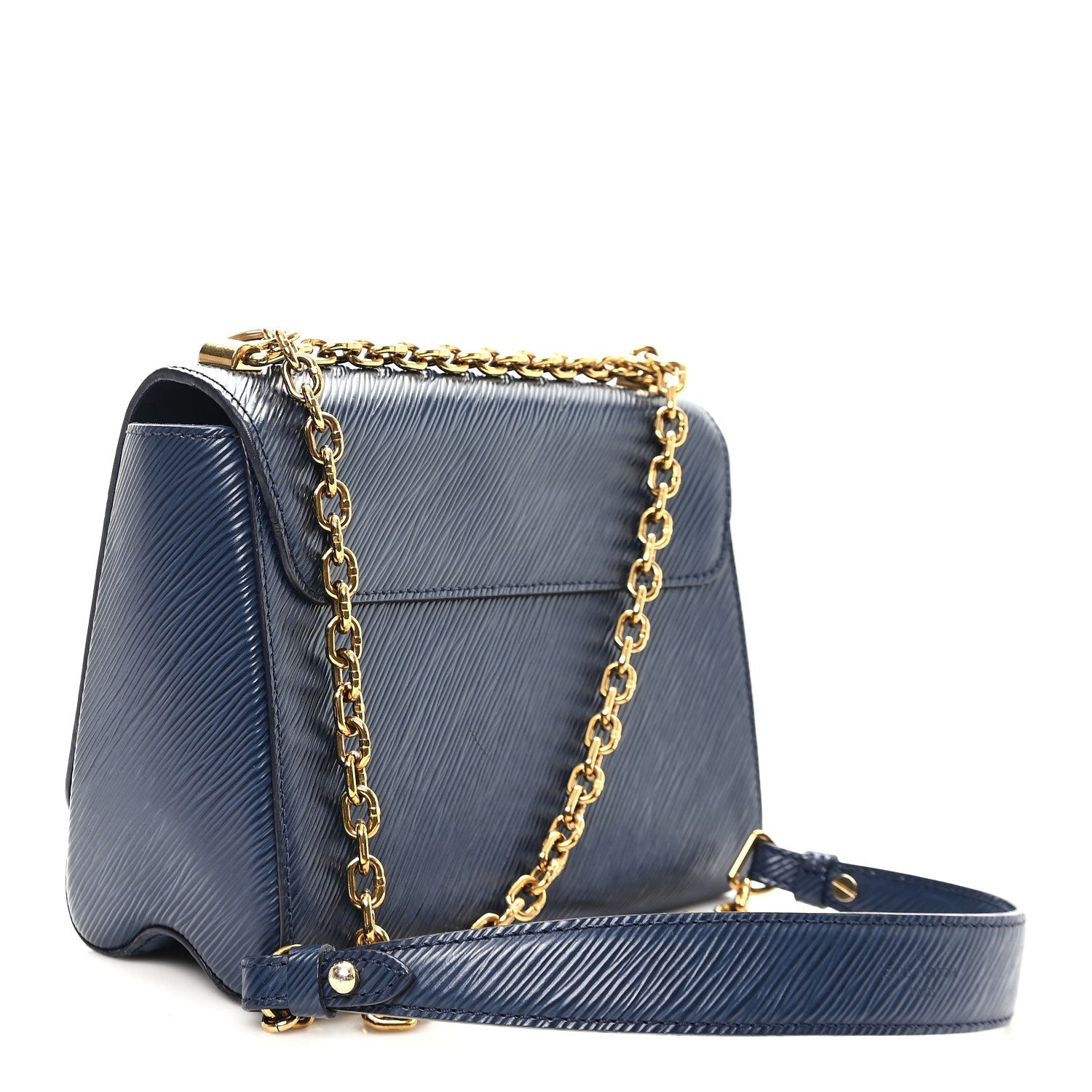 Epi Twist Shoulder Bag MM Indigo