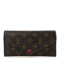 Monogram Josephine Wallet Fuchsia