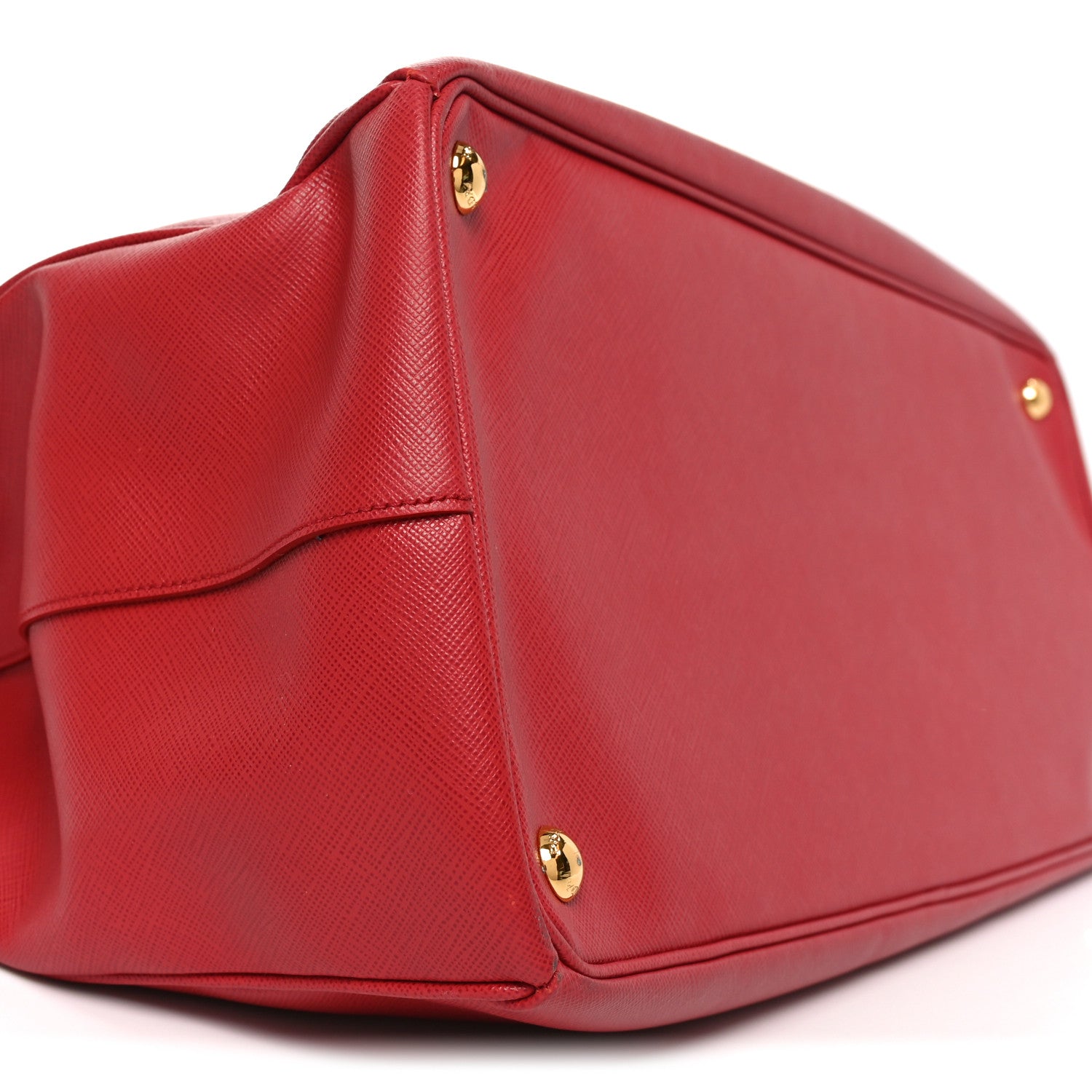Saffiano Lux Extra Large Galleria Double Zip Tote Fuoco