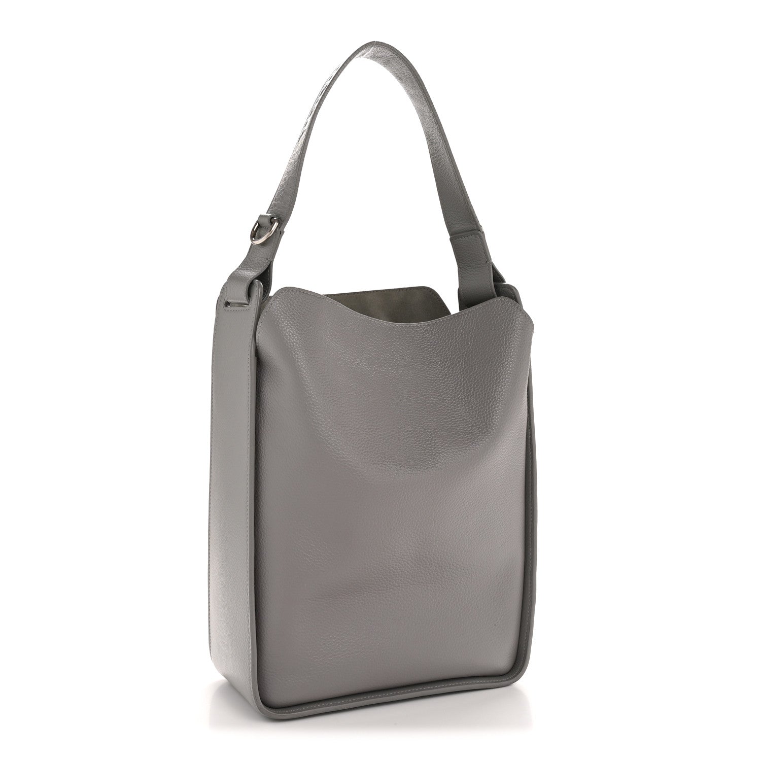 Calfskin Logo Embossed Small Tool 2.0 North-South Tote Balenciaga Grey