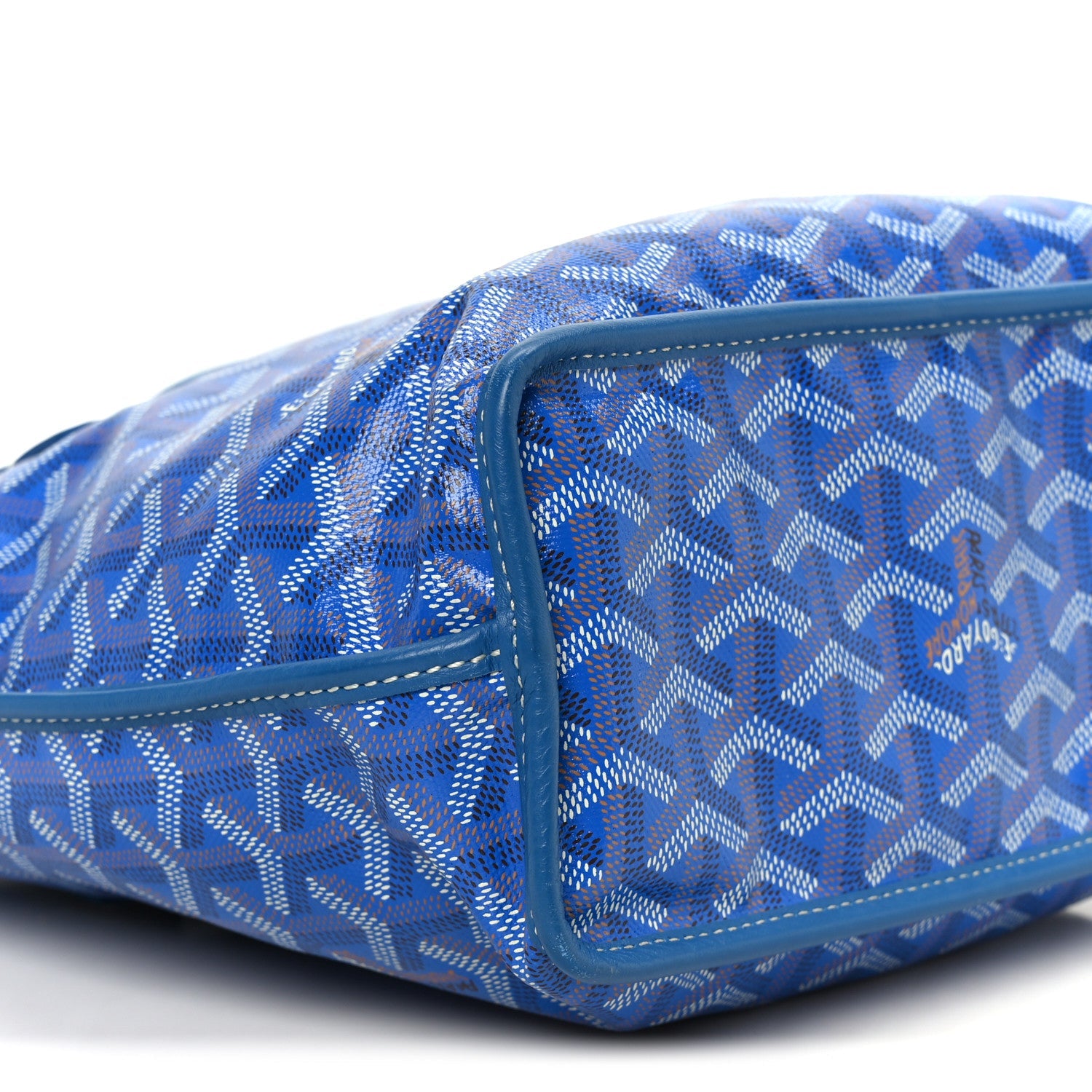 Goyardine Reversible Mini Anjou Sky Blue