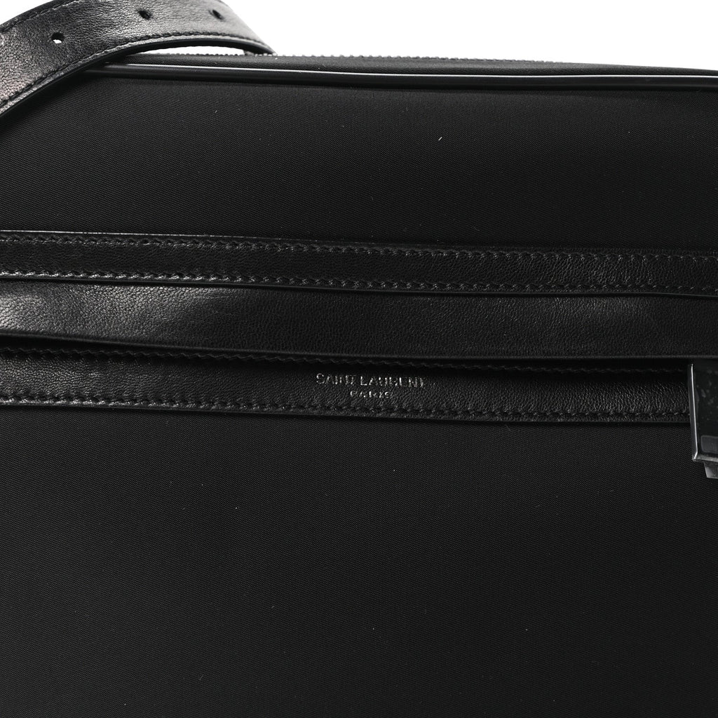 Lambskin Nylon Camp Camera Bag Black