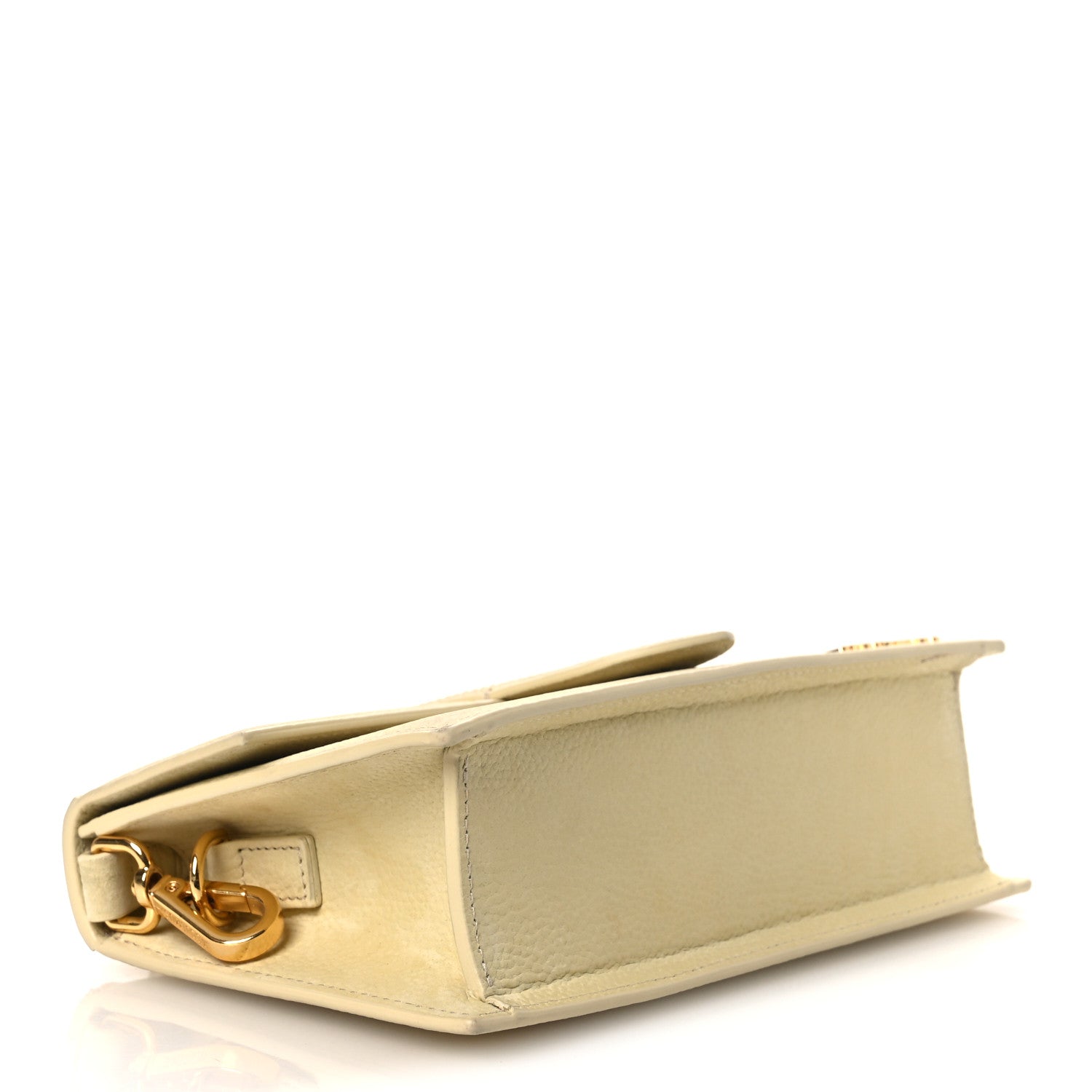 Grained Calfskin Le Grand Bambino Light Yellow