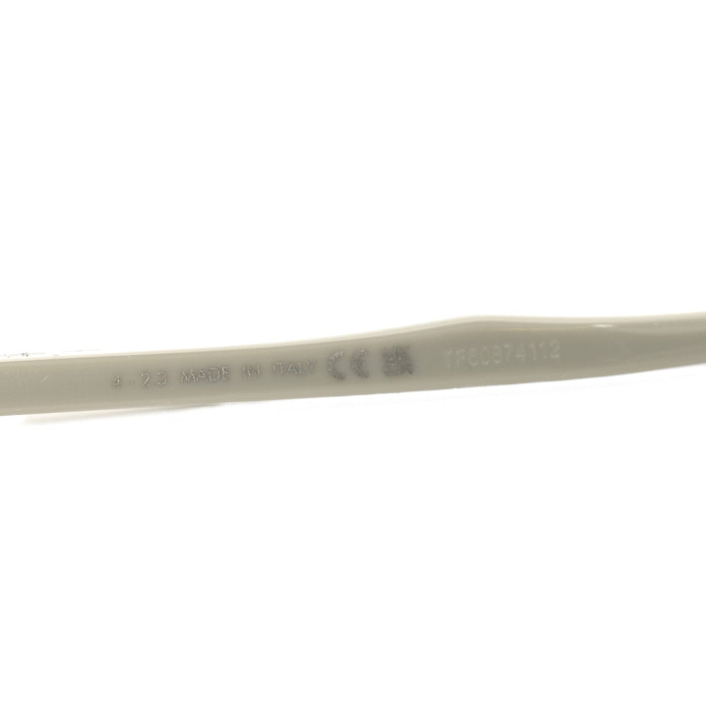 Acetate Rectangular CD Icon S31 Sunglasses Beige Smoke