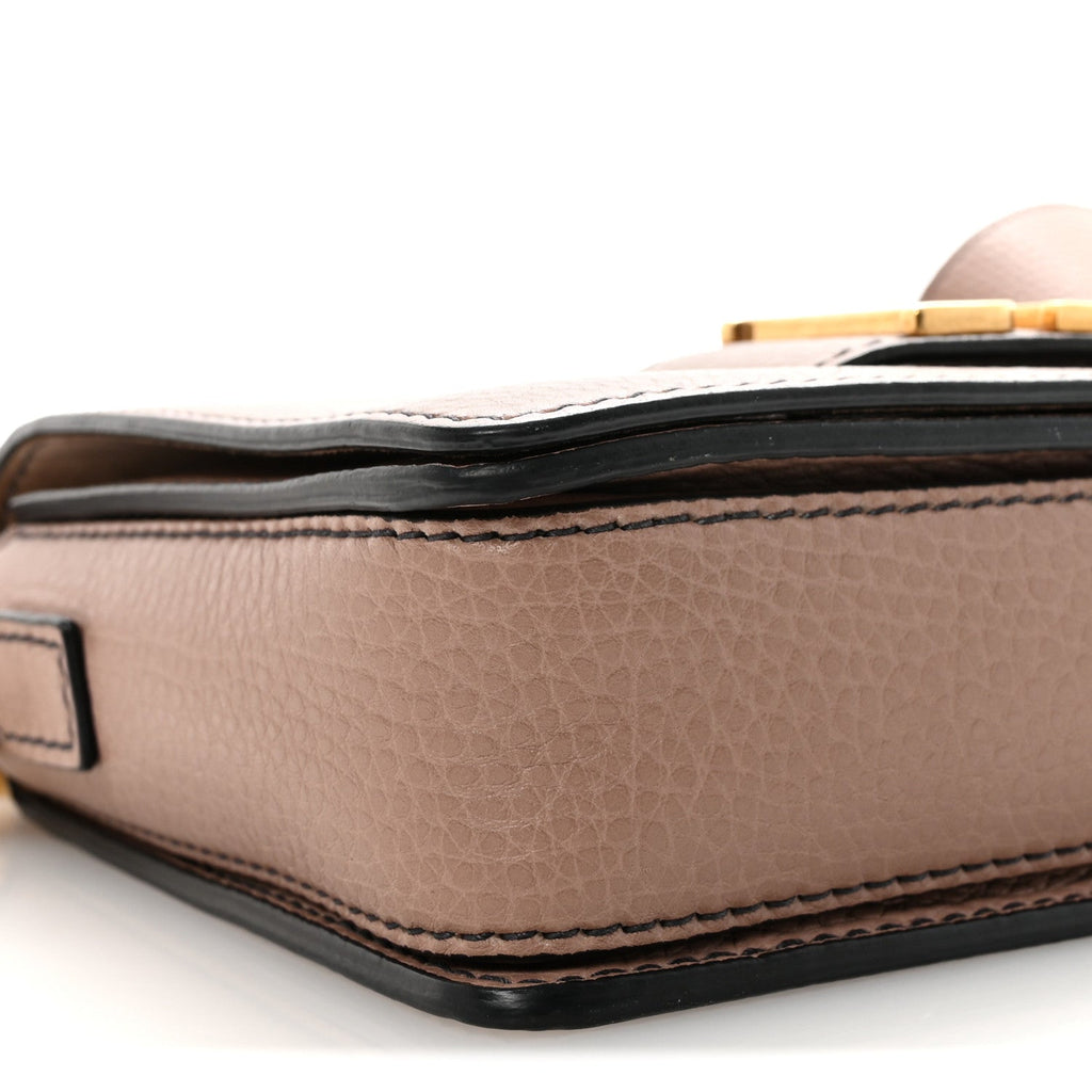 Grained Calfskin Dio(r)evolution Flap Bag Petale