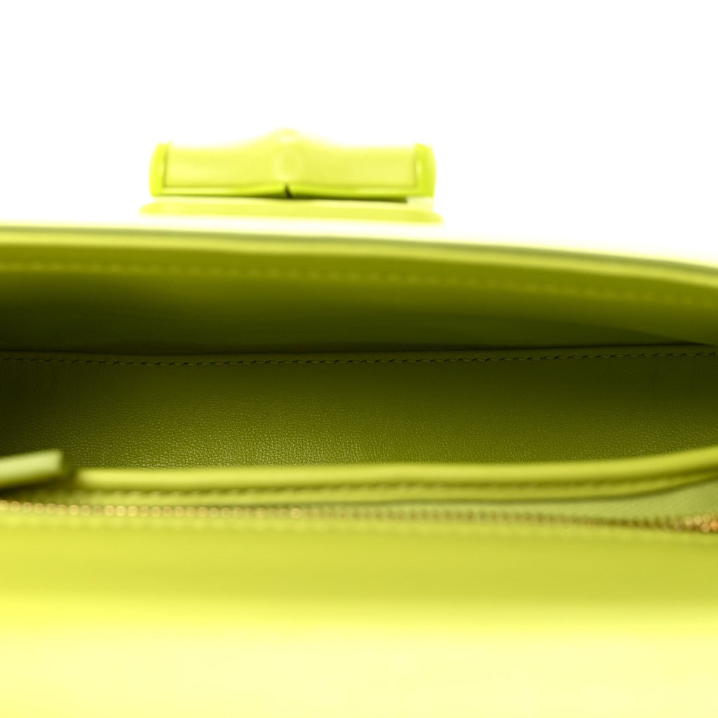 Calfskin Medium Bamboo Diva Green