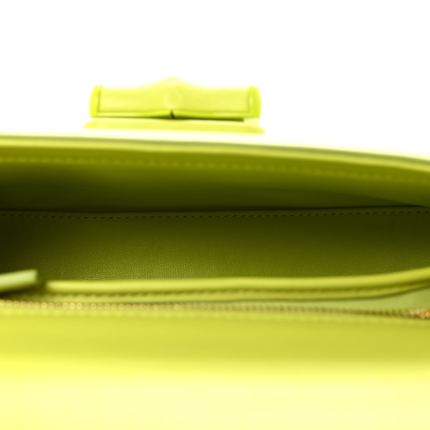 Calfskin Medium Bamboo Diva Green