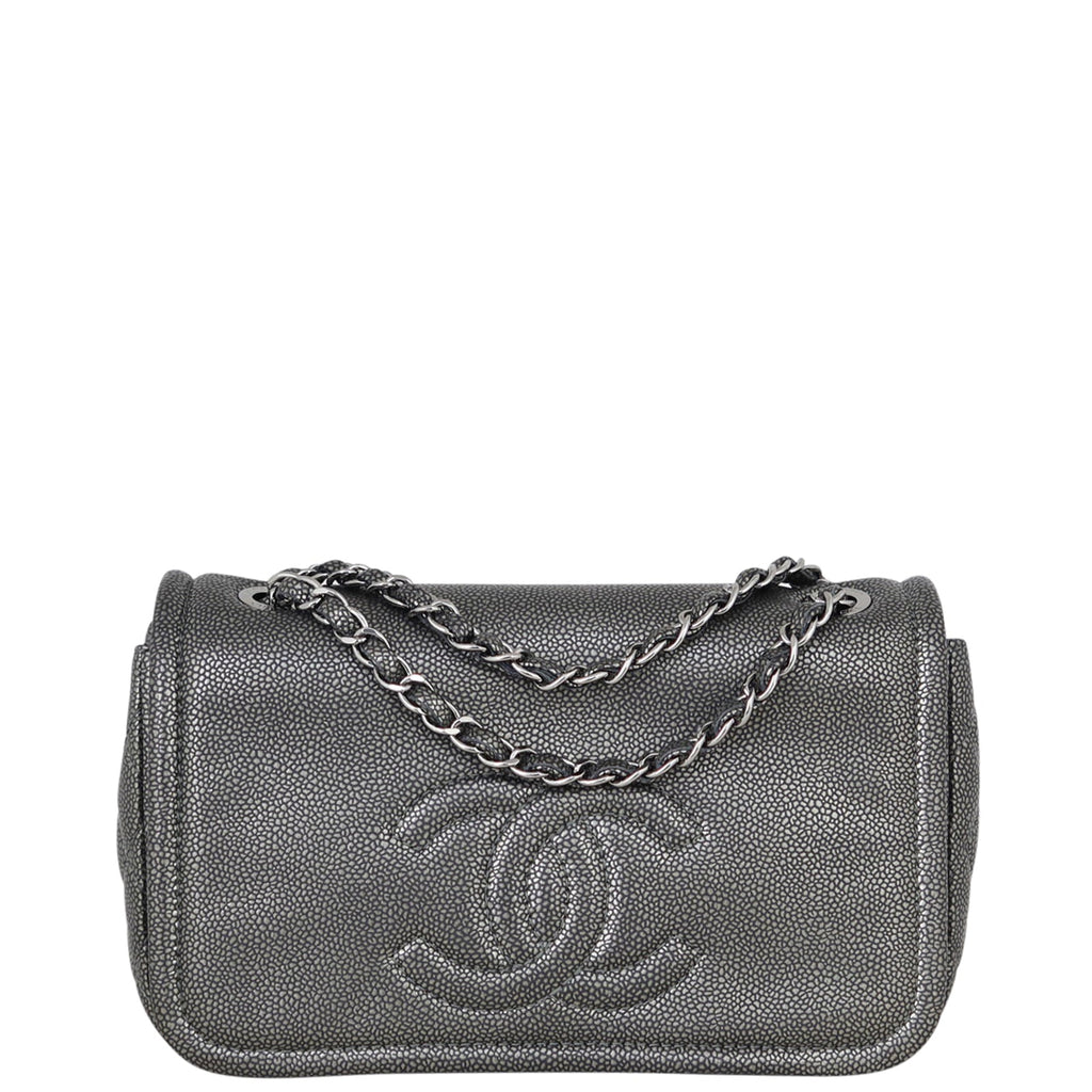 Chanel CC Timeless Flap Bag | Grey