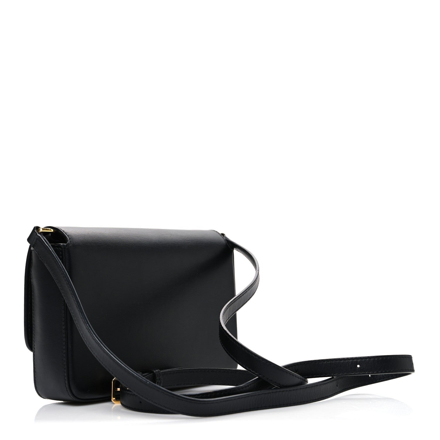 Calfskin Mini Vintage Check Note Bag Black