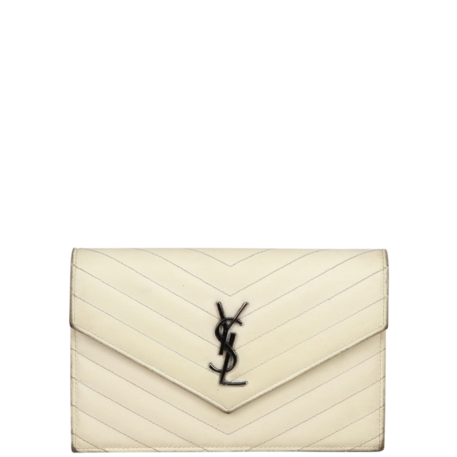 Saint Laurent Monogram Envelope Chain Wallet