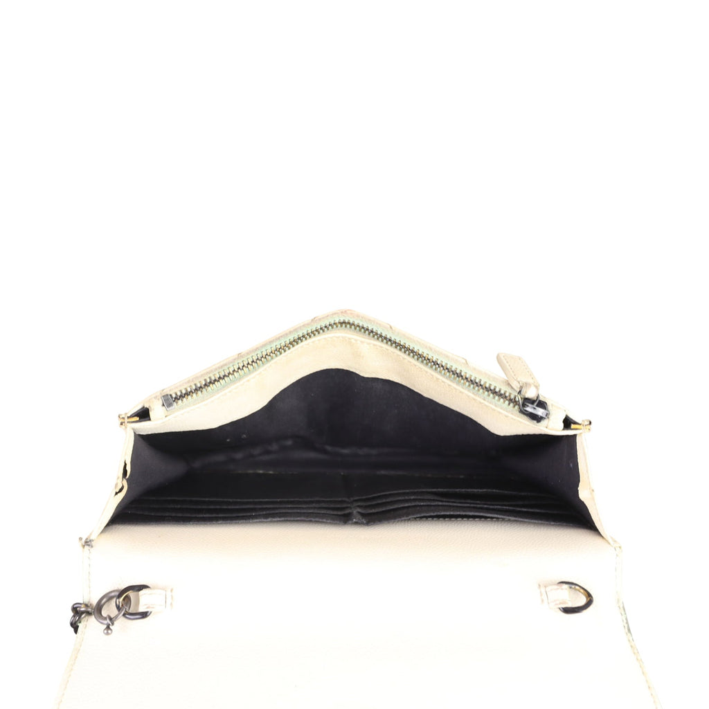 Saint Laurent Monogram Envelope Chain Wallet