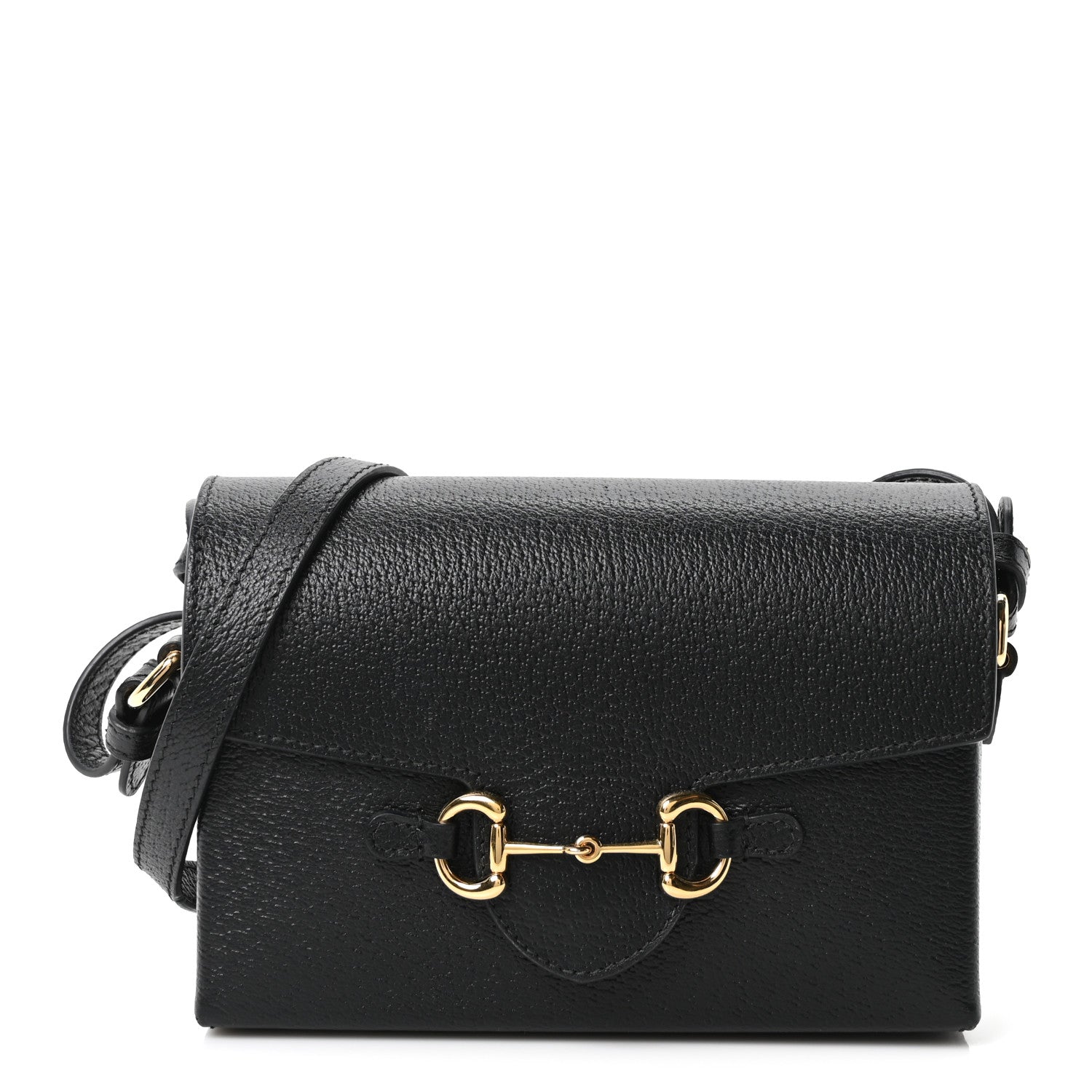 Calfskin Horsebit 1955 Shoulder Bag Black