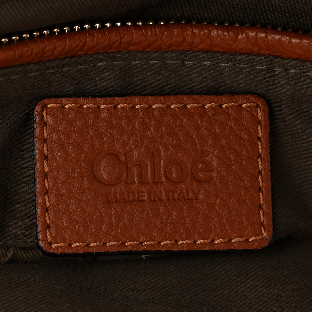 Calfskin Braided Medium Marcie Double Carry Tan