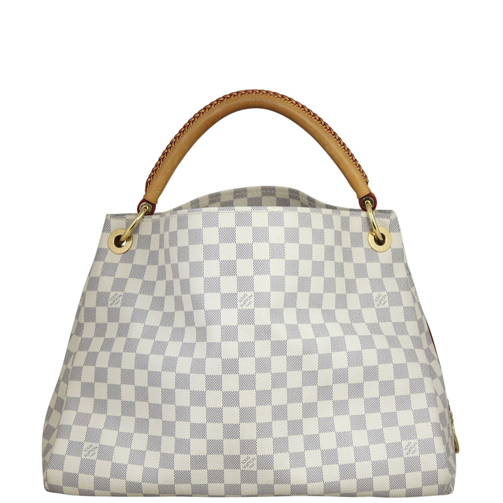 Louis Vuitton Artsy MM Damier Azur | Gold Keyring
