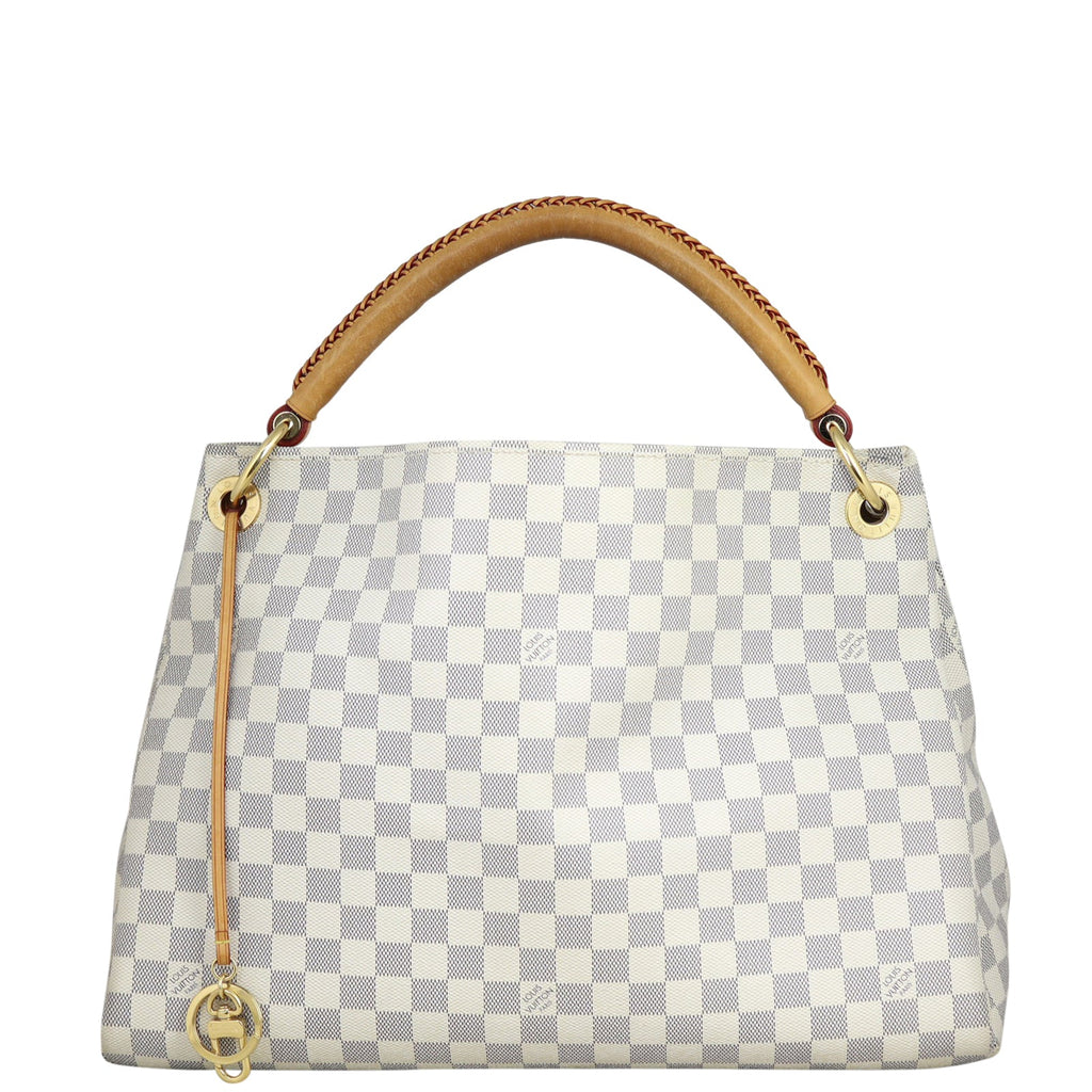 Louis Vuitton Artsy MM Damier Azur | Gold Keyring