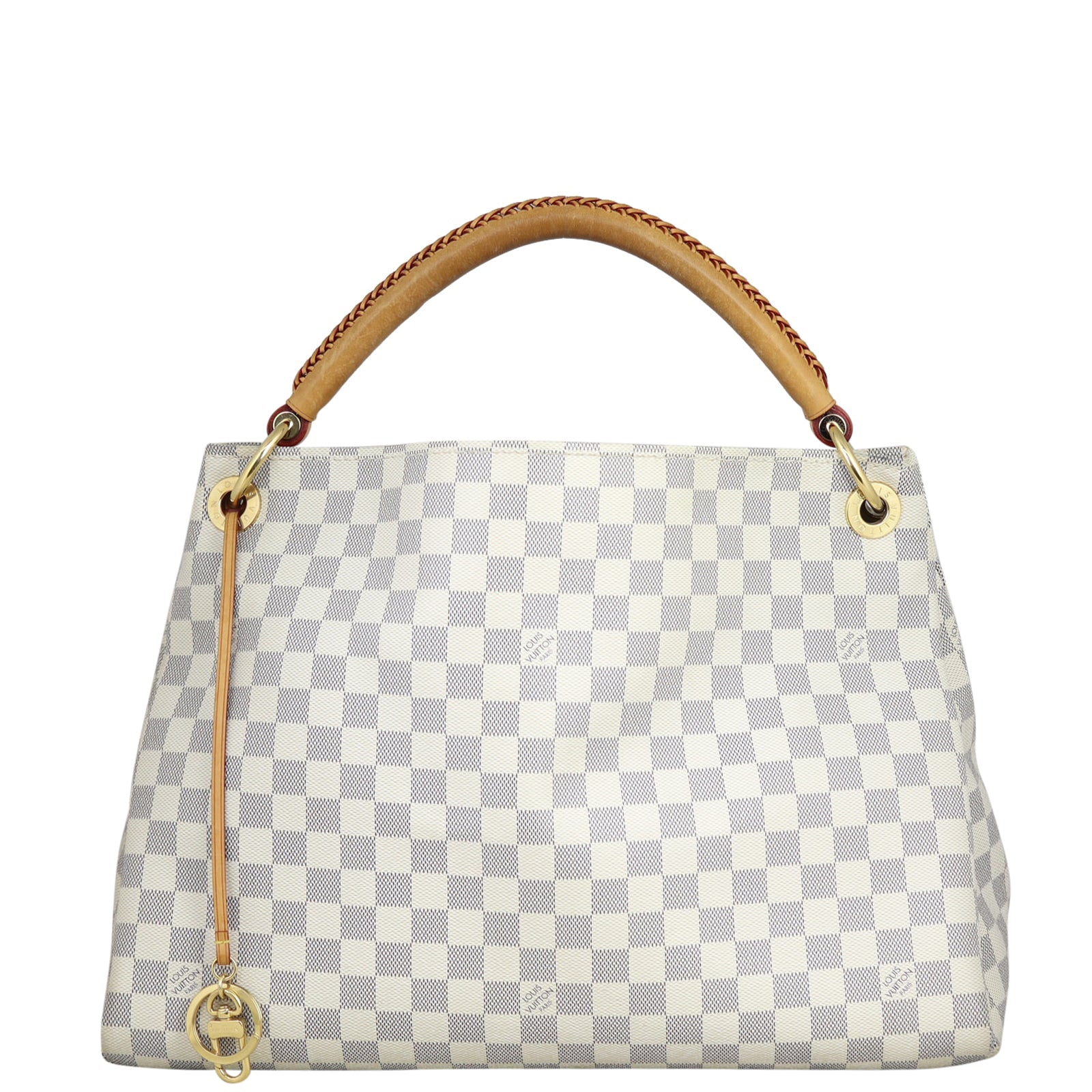 Louis Vuitton Artsy MM Damier Azur | Gold Keyring