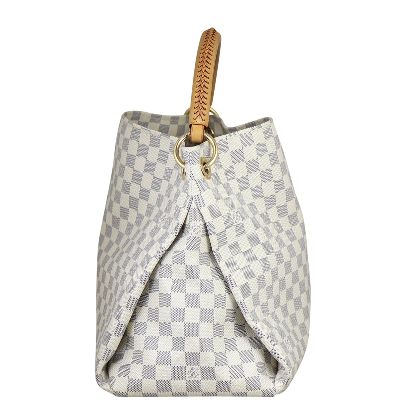 Louis Vuitton Artsy MM Damier Azur | Gold Keyring