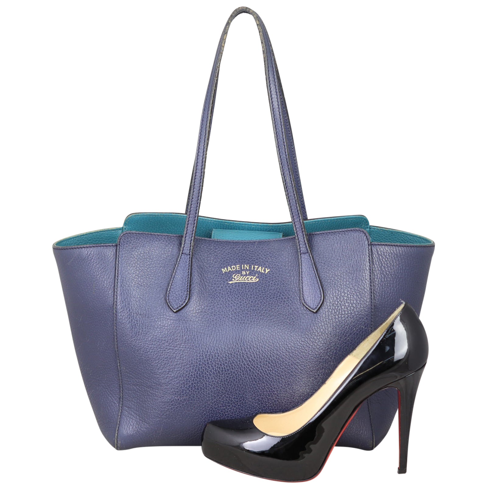 Gucci Swing Leather Tote Small