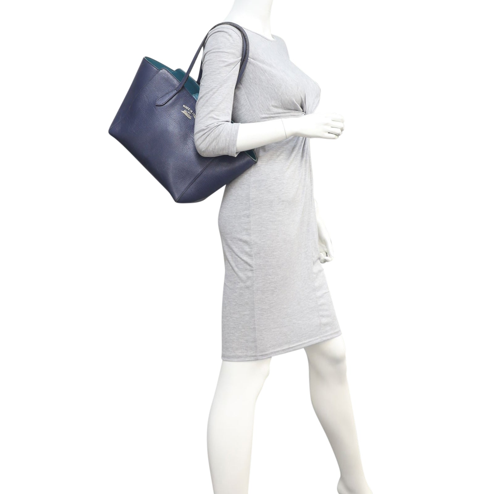 Gucci Swing Leather Tote Small
