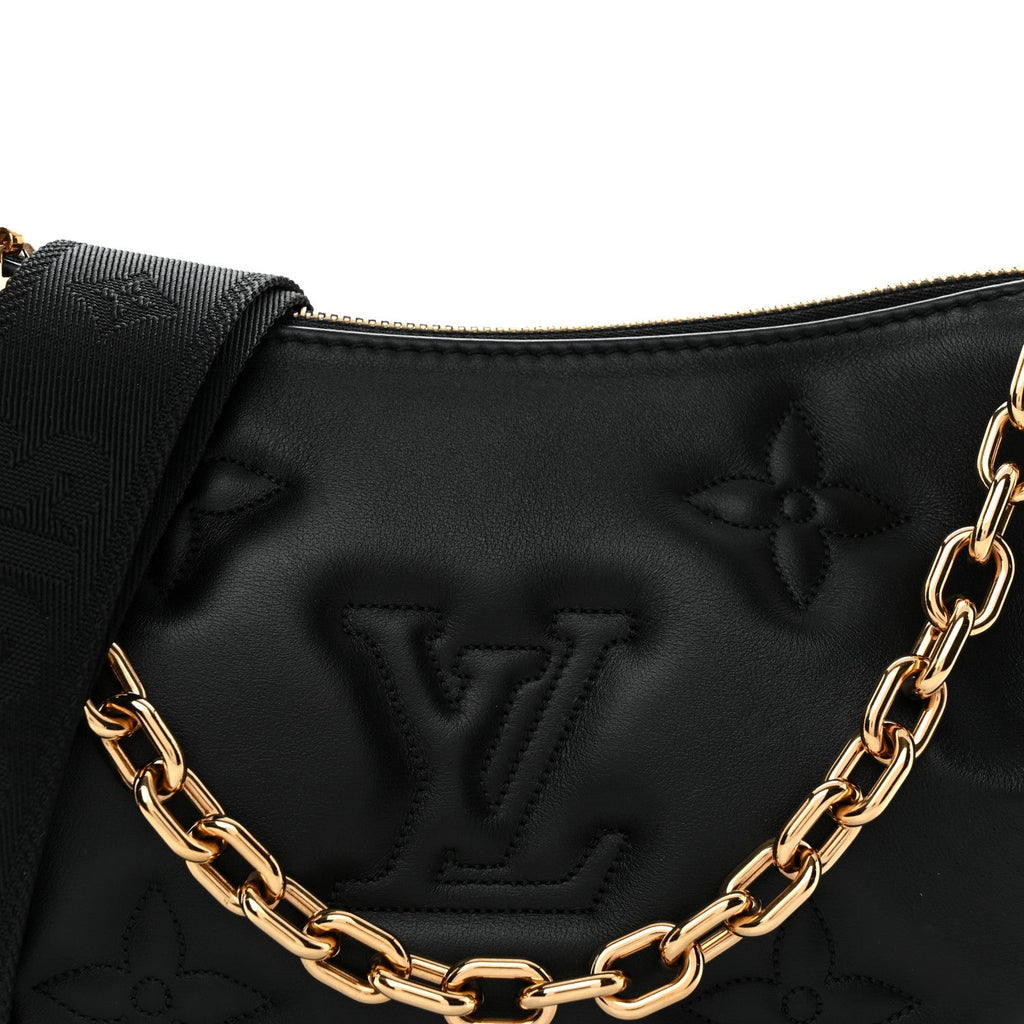 Calfskin Bubblegram Over The Moon Black