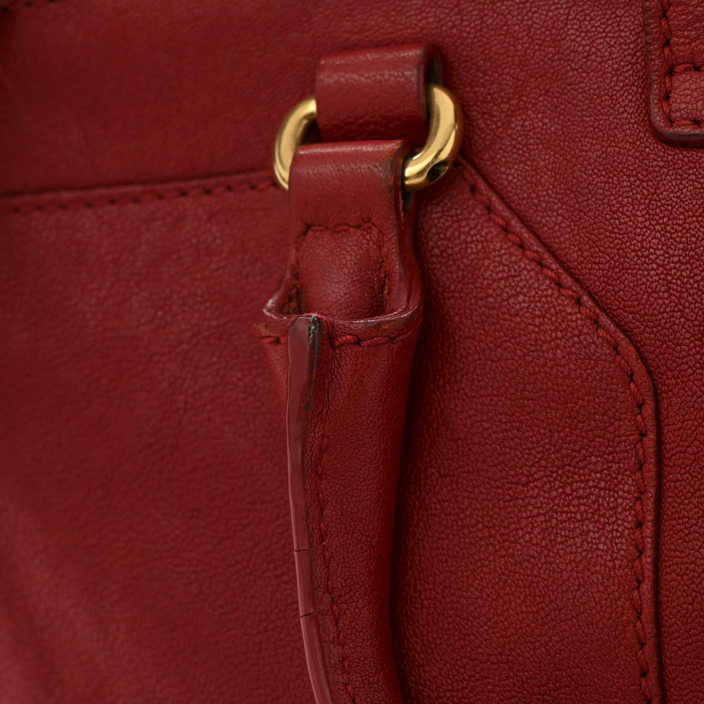 Sheepskin Small Cabas ChYc  Red