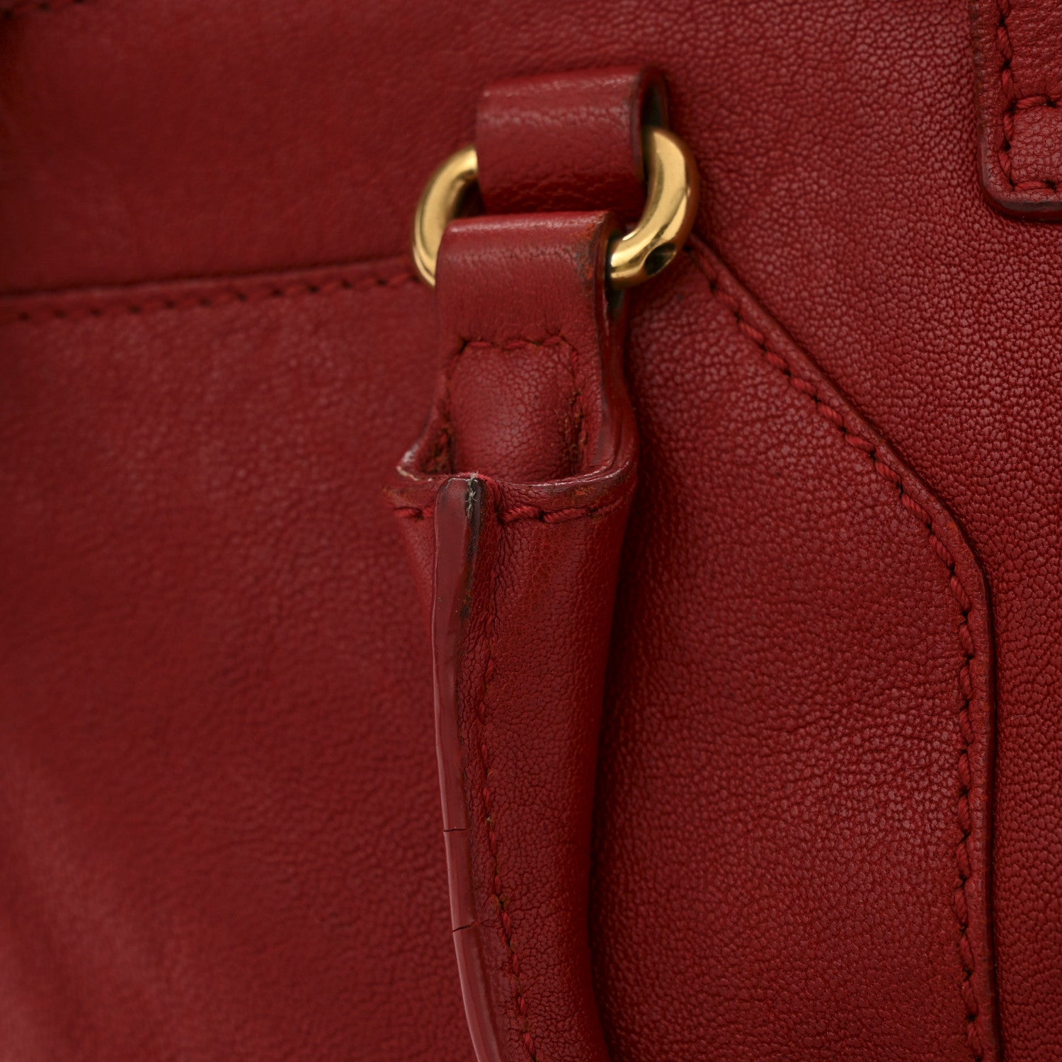 Sheepskin Small Cabas ChYc  Red
