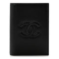 Caviar Timeless Passport Holder Black