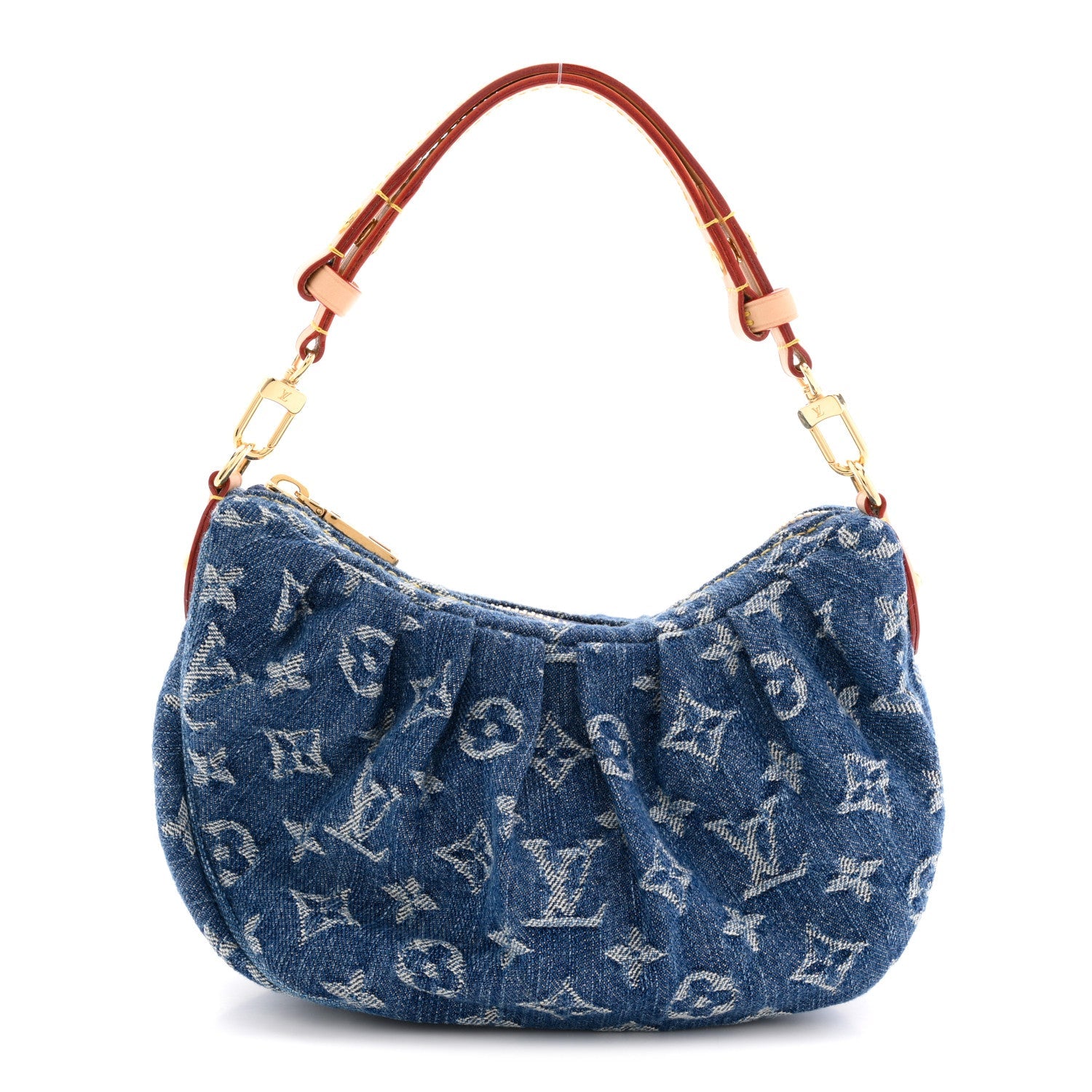 Monogram Denim Pochette Valley Blue