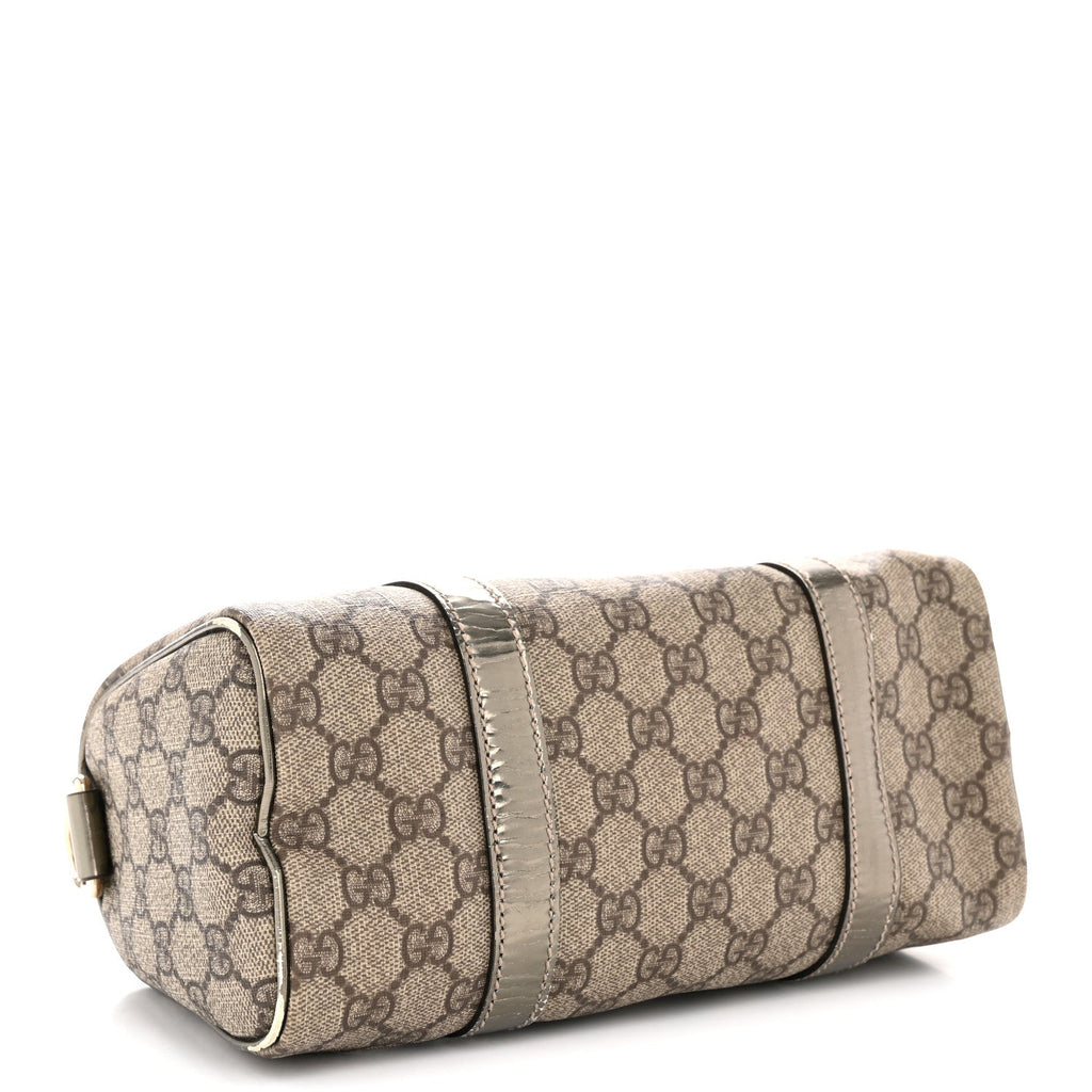 GG Plus Monogram Small Joy Boston Metallic