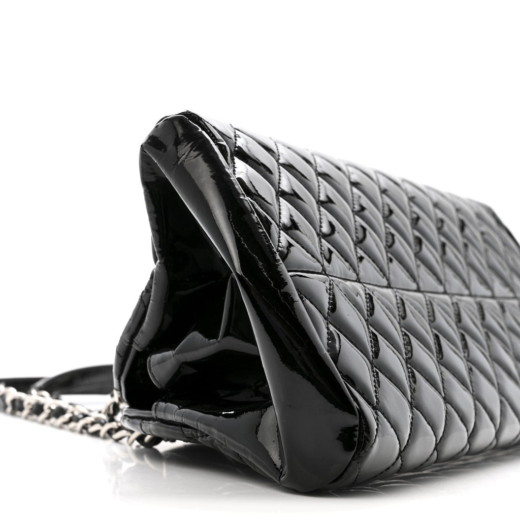 Patent Quilted Medium Just Mademoiselle Black