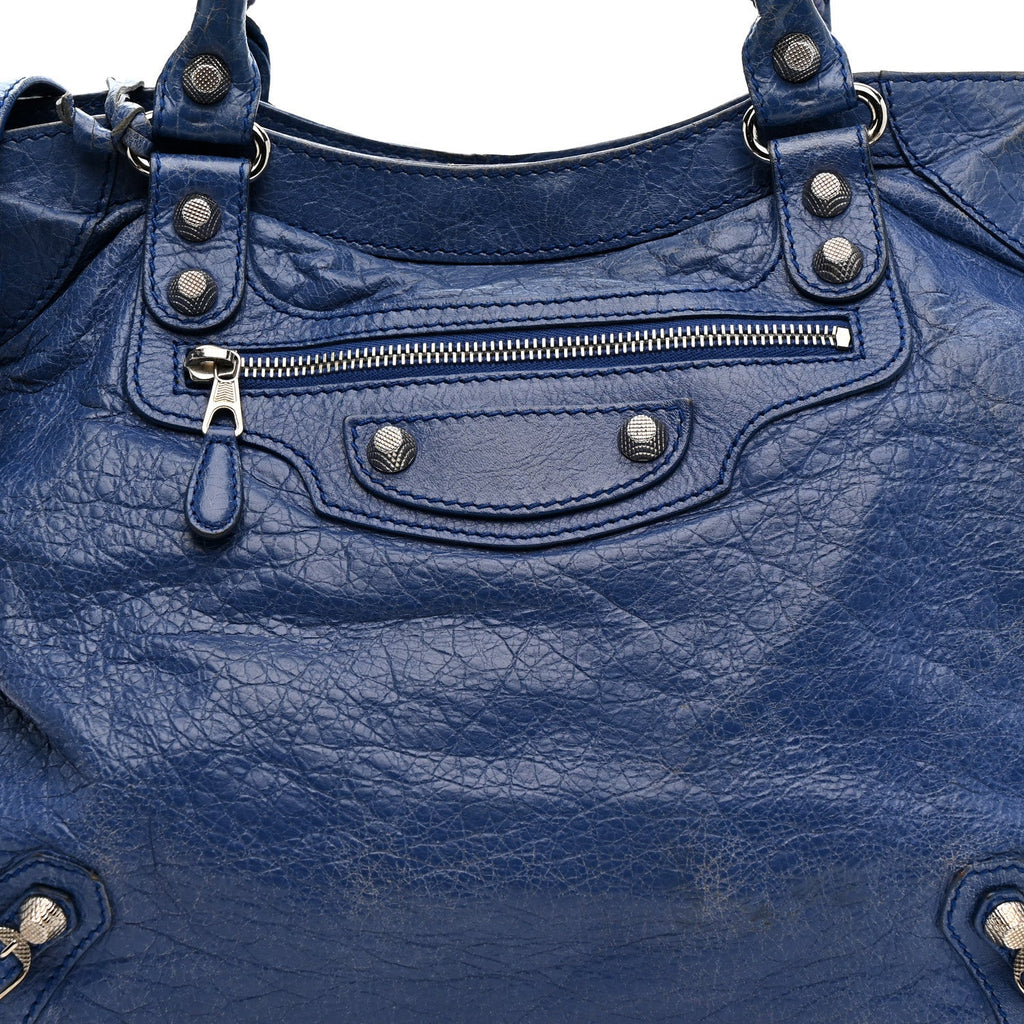 Agneau Giant 12 Silver Hardware Velo Bleu Glacier
