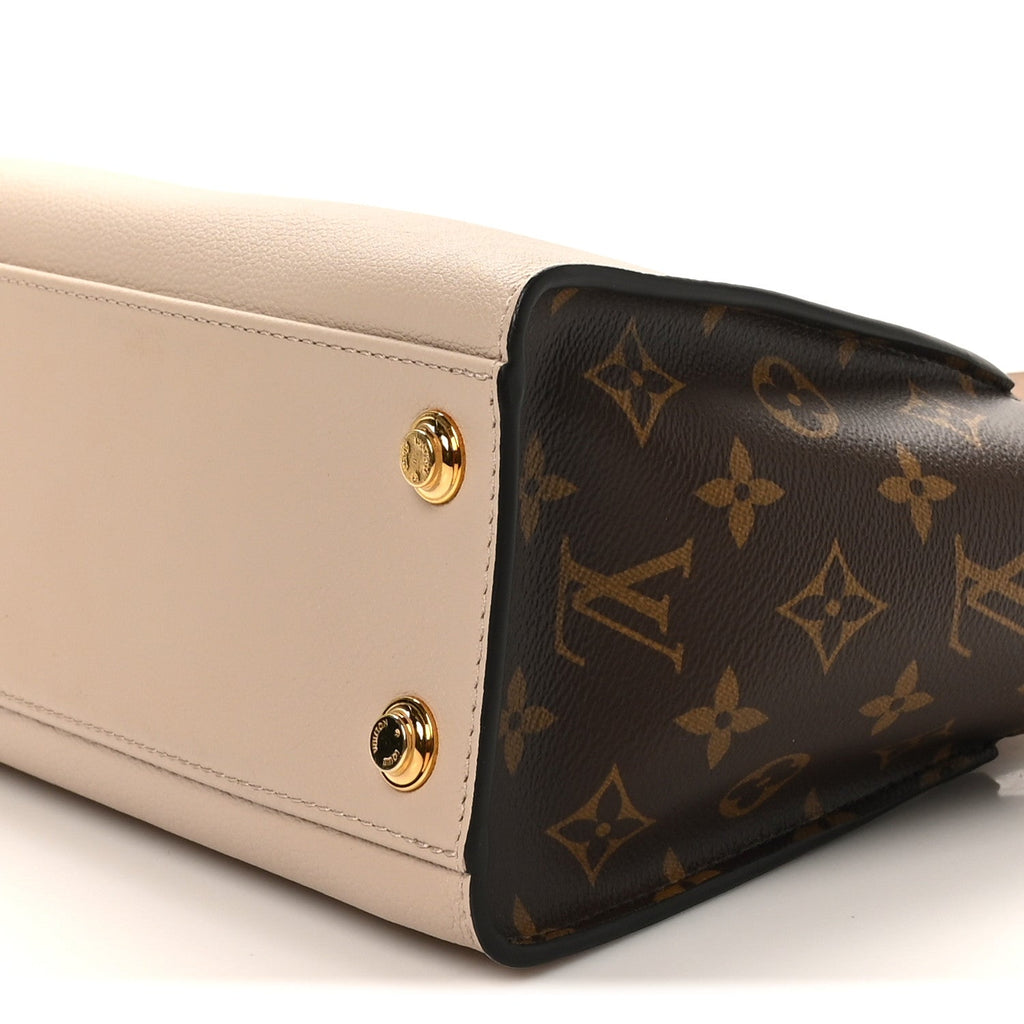 Calfskin Monogram On My Side PM Greige