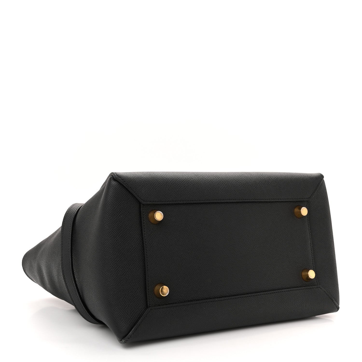 Grained Calfskin Mini Belt Bag Black