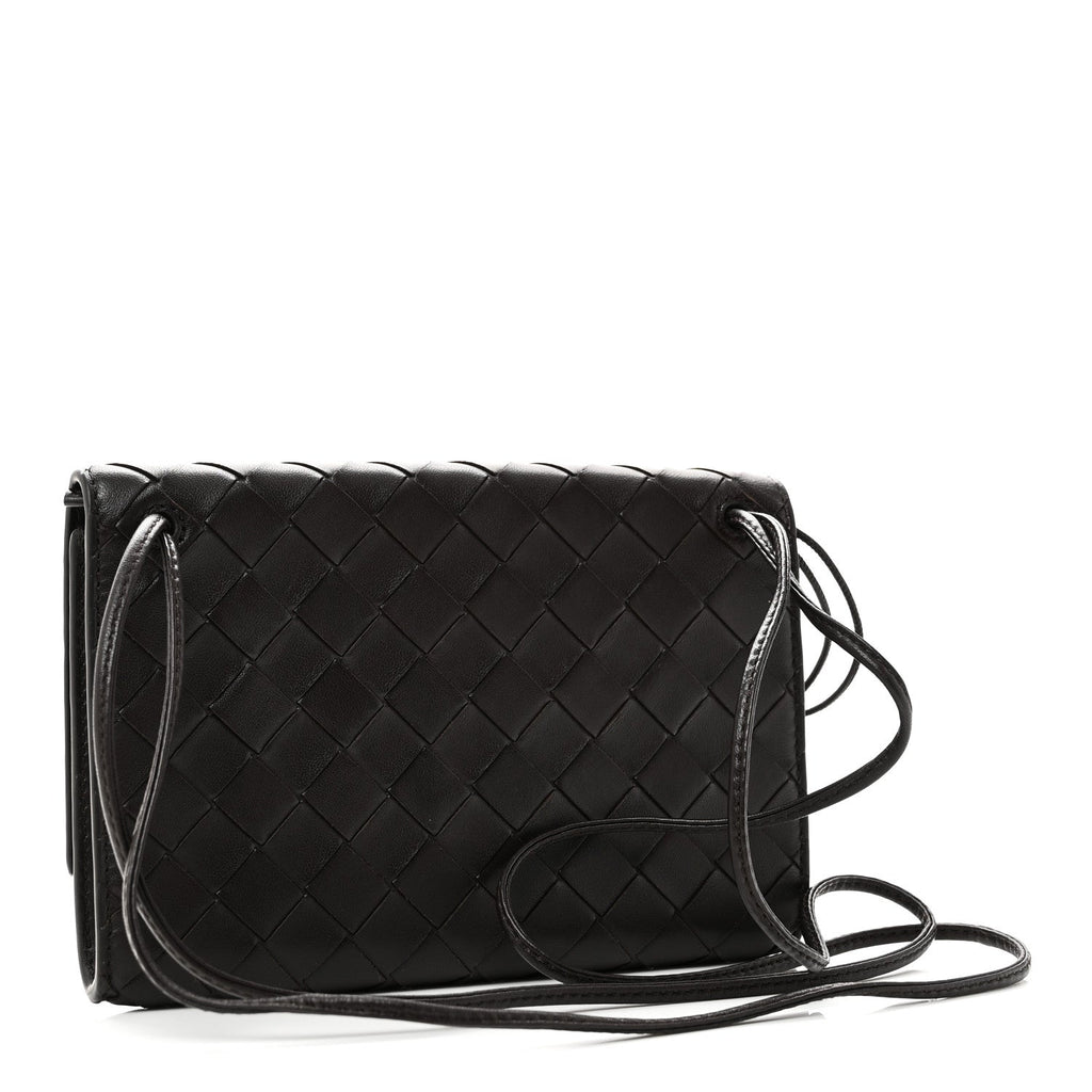 Nappa Intrecciato Andiamo Pouch On Strap Fondant