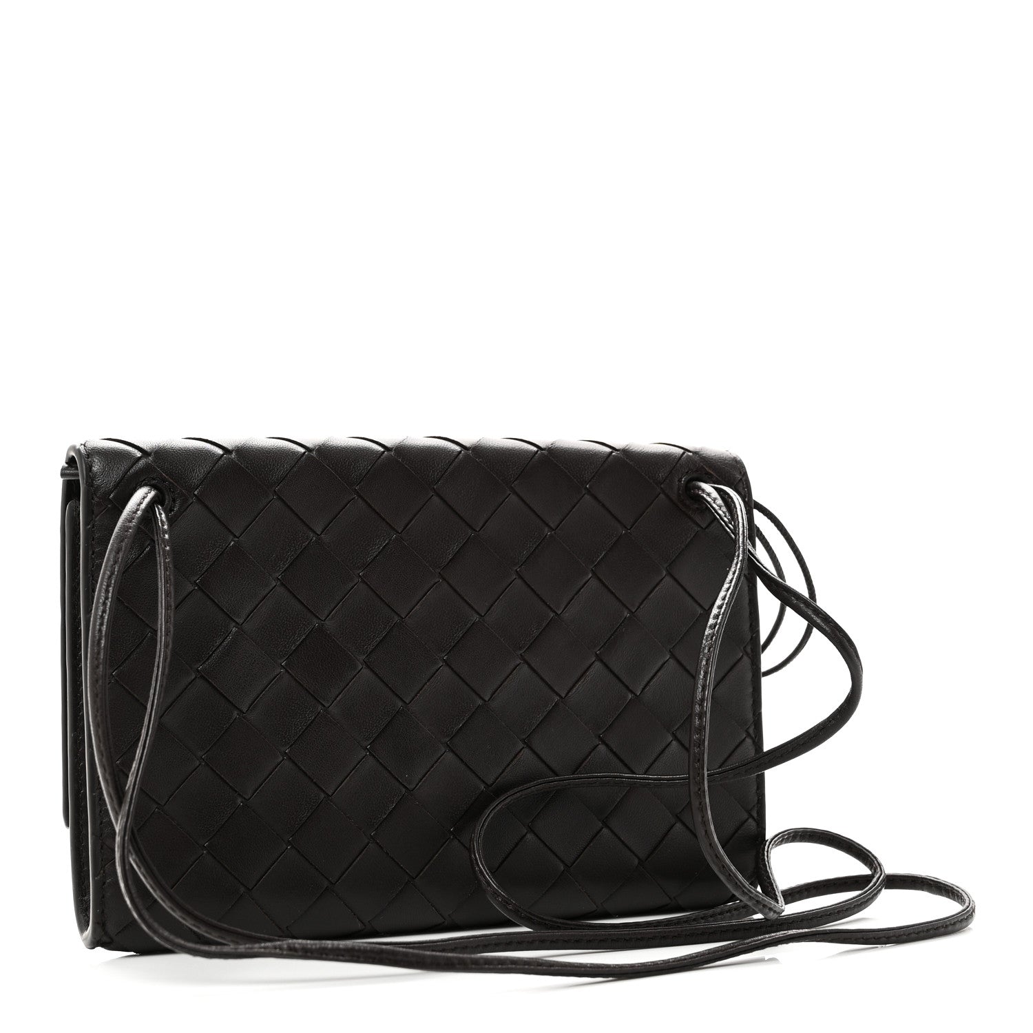 Nappa Intrecciato Andiamo Pouch On Strap Fondant