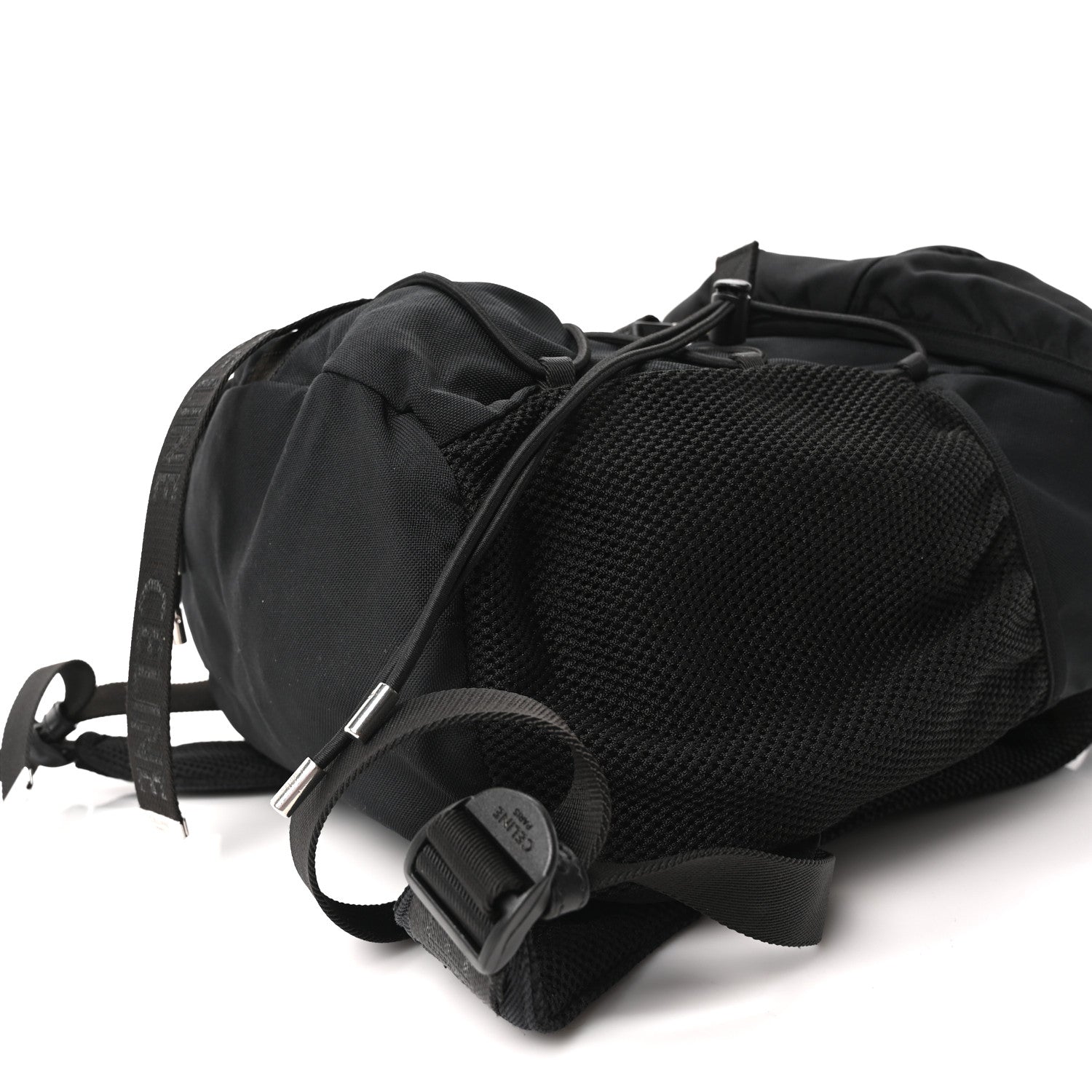Gabardine Logo Web Trekking Medium Backpack Black