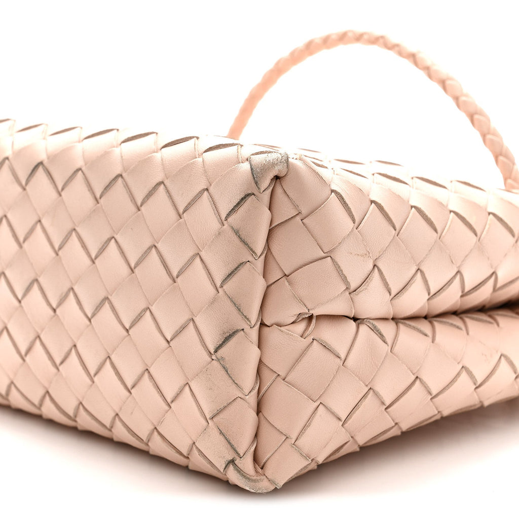 Nappa Intrecciato Small Andiamo Shoulder Bag Lotus