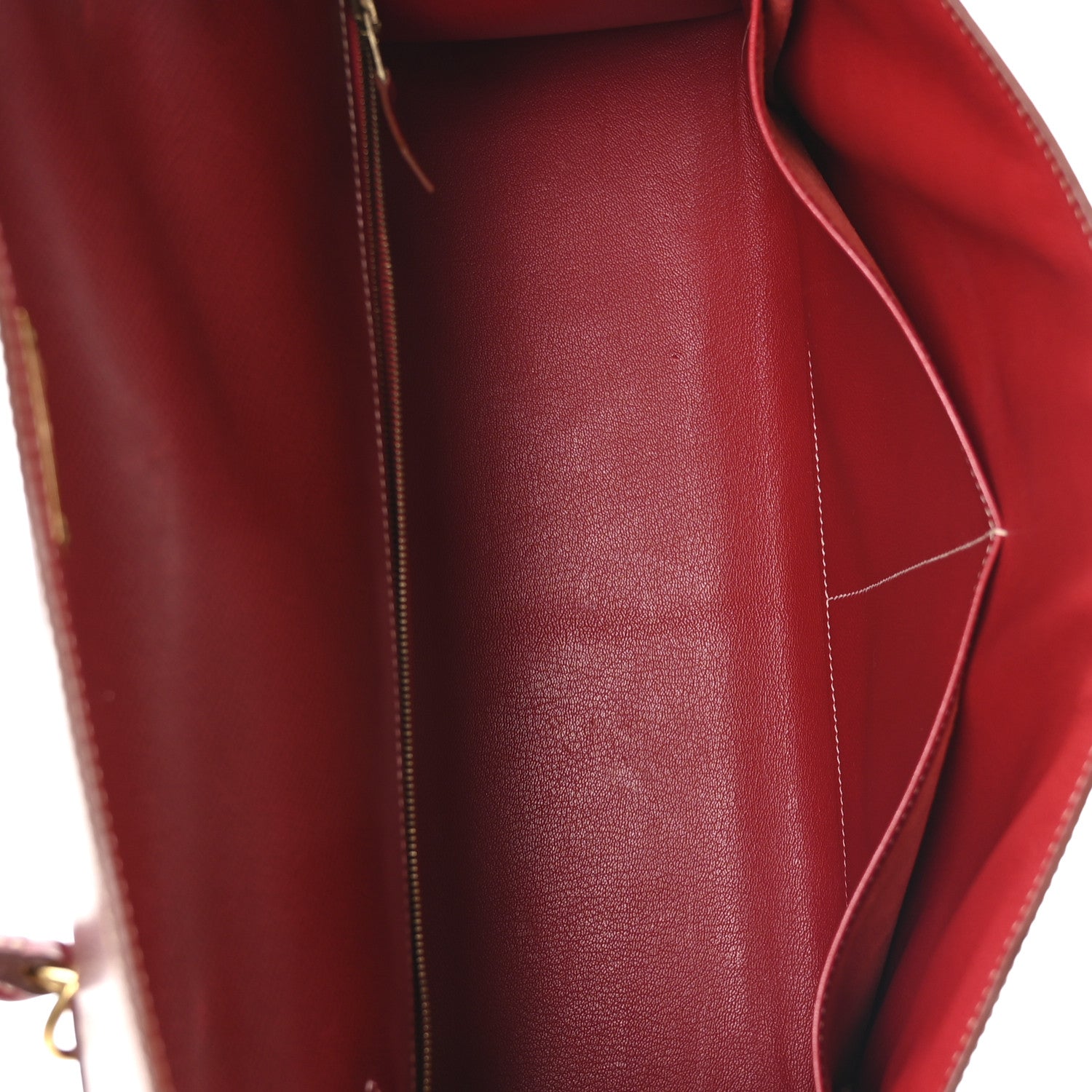 Veau Grain Lisse Kelly Sellier 35 Rouge Vif