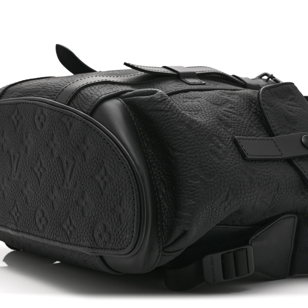Taurillon Monogram Christopher PM Backpack Black