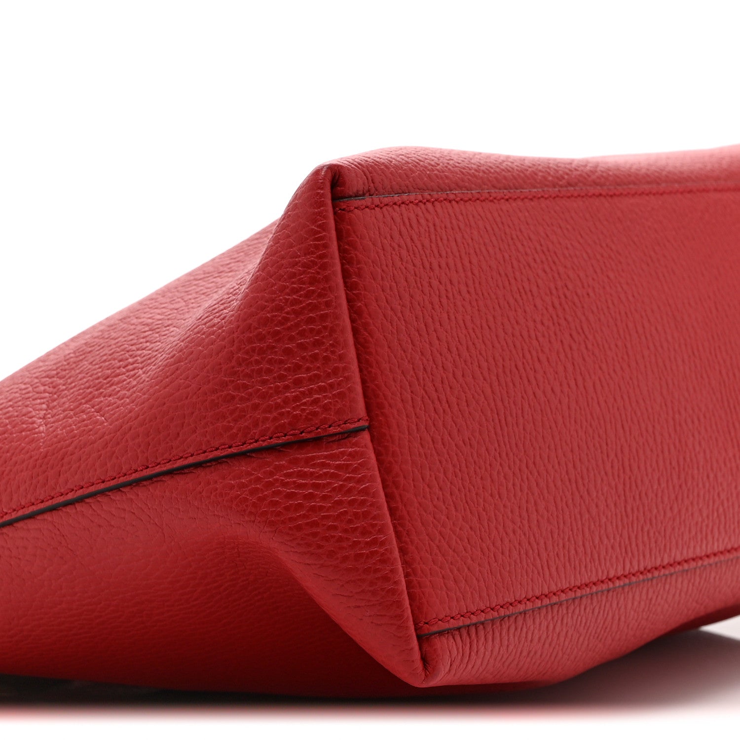 Dollar Calfskin GG Charm Satchel Red