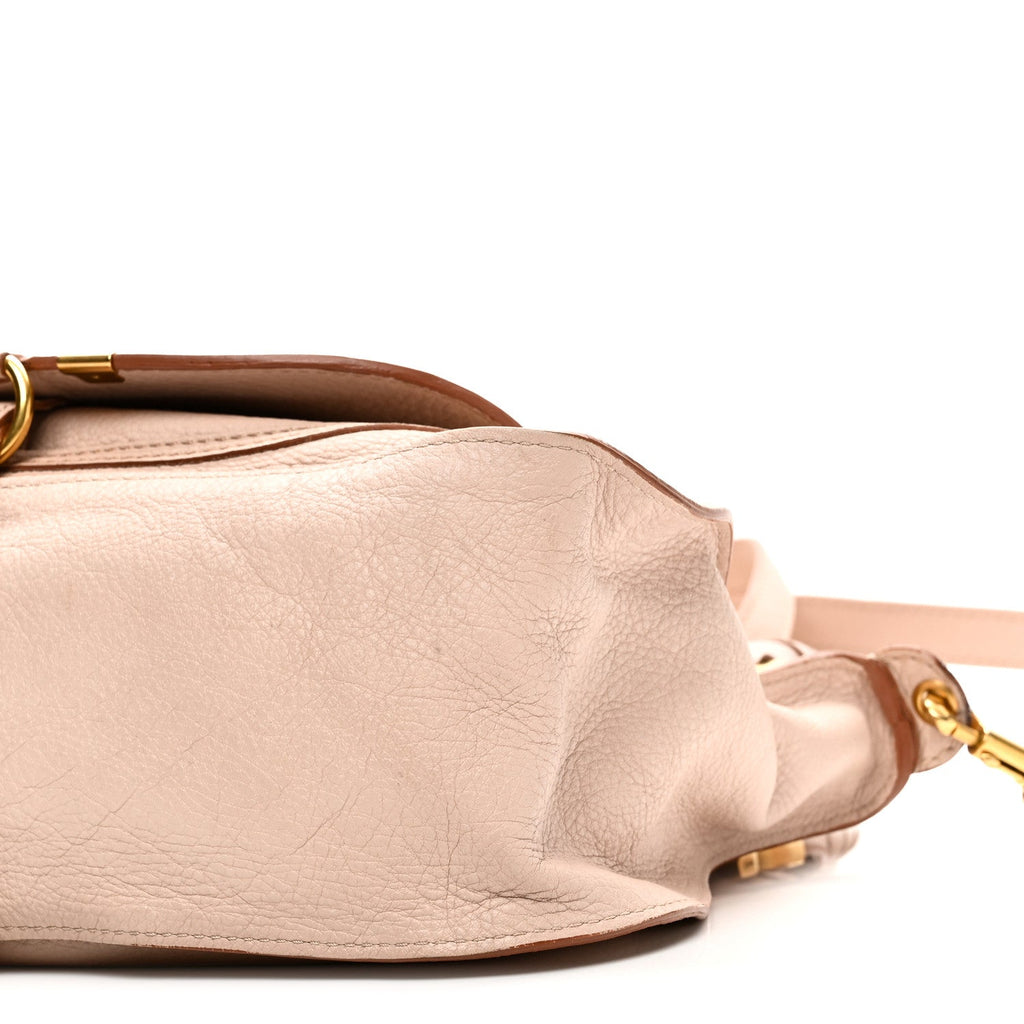 Calfskin Medium Marcie Satchel Blush Nude